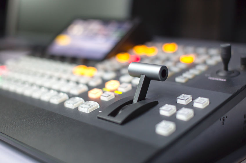 Video switcher of television broadcast A mixing desk designed to mix and edit audio and video streams during post production.
